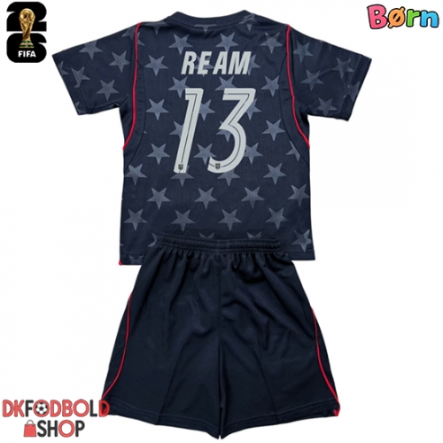 Forente stater Tim Ream #13 Udebanesæt Børn VM 2026 Kort ærmer (+ korte bukser)